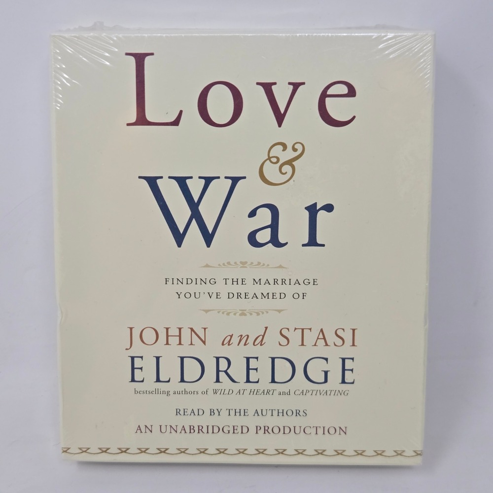 Love & War John Stasi Eldredge Unabridged Audiobook 6 CD Set New Sealed